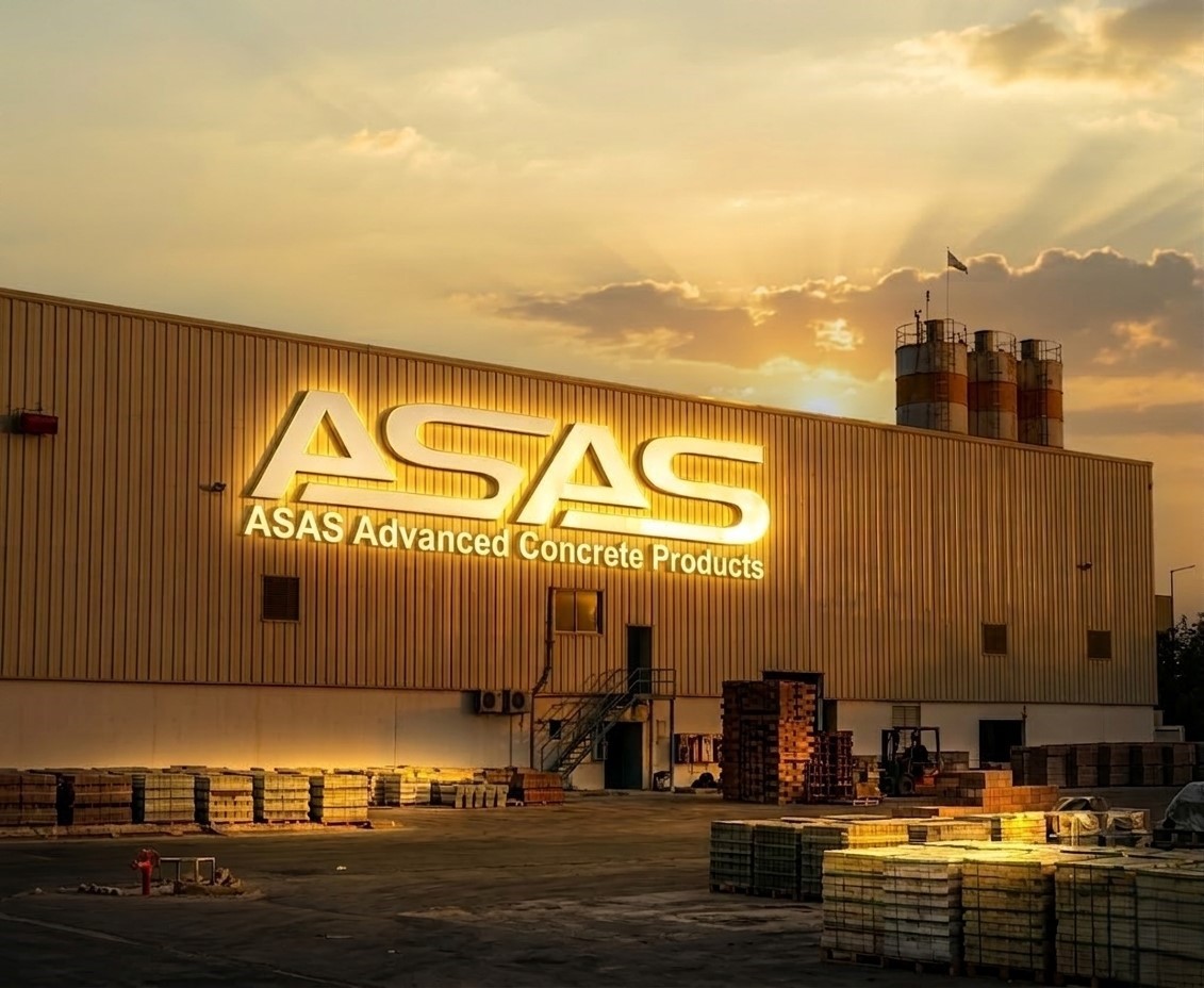 ASAS Advanced Co concrete block production factory in Saudi Arabia